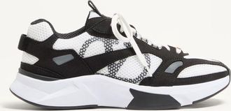 Valentino Garavani Demivee trainer in mesh fabric with suede inserts