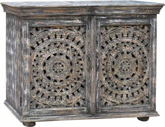 Wanderlust Deco Wanderlust Deco - Recibidor De Madera Acabado Artesanal 106x45x88h Cm