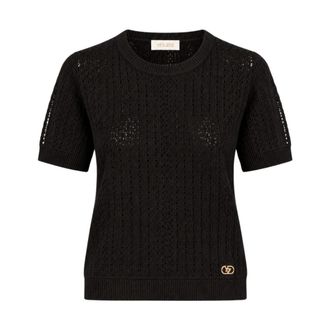 Yes-Zee Round-neck Truien - Dames - Ronde hals truien - Zwart - M - Polyester - Truien & Vesten
