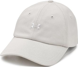 Under Armour Blitzing Low Adjustable Womens Hat Baseball Caps Summit White/White, Polyester