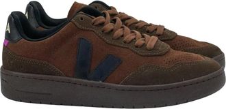 Veja Suede Walnut Sneaker V-90 - Dames - Sneakers - Bruin - 36 EU - Su&egrave;de - Schoenen