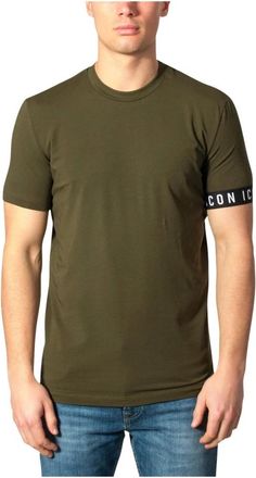 Dsquared2 T-shirt con logo - - Tops - Uomo - Verde - XL