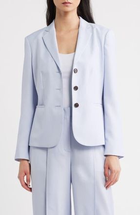 Theory Shrunken Three-Button Jacket in Cornflower - G2M at Nordstrom, Size 12