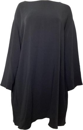 The Row Tunic Dress in Black Viscose