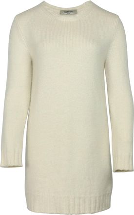 Mario Valentino Valentino Knit Dress in Cream Cashmere