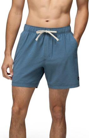 Prana Metric Swim Trunks in Bluff Blue at Nordstrom, Size Xx-Large