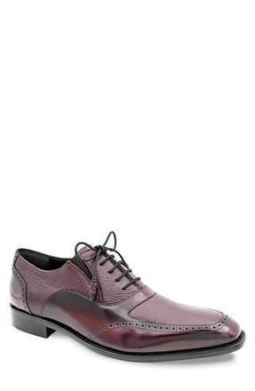 Mezlan Brogue Apron Toe Oxford in Burgundy at Nordstrom Rack, Size 11.5
