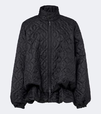 Comme Des Gar&ccedil;ons Gathered quilted jacket