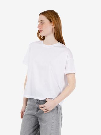 SOLOTRE T-shirt girocollo bianco