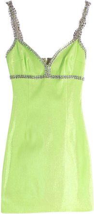 Area Sold Out AREA Green Crystal Embellished Strap Dress Size XS
