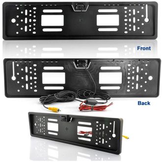Trade Shop Trade Shop - Portatarga Con Telecamera Retromarcia Auto Retrocamera 4 Led 170 &deg; Vision News