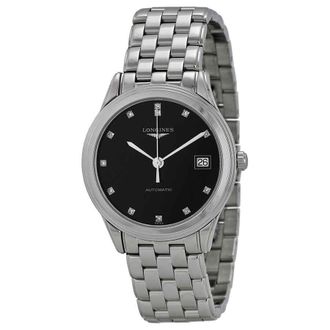 Longines Flagship Automatic Black Dial Mens Watch L4.774.4.57.6