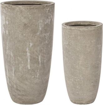 BIZZOTTO Set2 Florero Cemento A Alto Arena