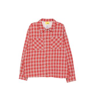 Diet Starts Monday Check-print Logo-embroidered Shirt