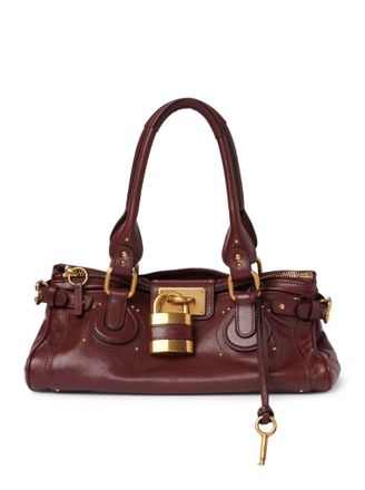 Chlo&eacute; PADDINGTON BAG IN GRENADE LEATHER - Chloe - Woman