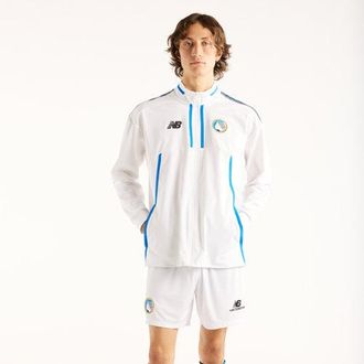 New Balance Atalanta BC Uomo New Balance 26/27 Football Match Jacket in Bianco/Blu, Poliestere, Taglia L