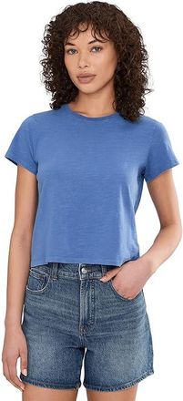 Splendid Louisa Short Sleeve T-Shirts Womens Clothing Perfect Blue : XL (Womens 14-16), Cotton