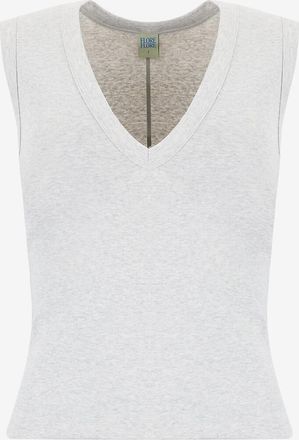 Flore Flore Tanktop aus Biobaumwolle mit V-Ausschnitt Dewi