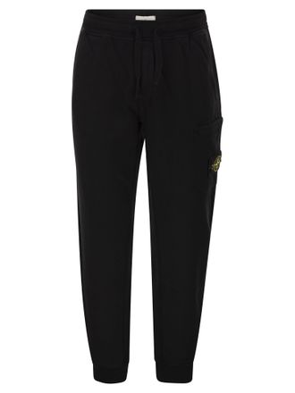 Stone Island Pantalones jogger de algod&oacute;n con bolsillo cargo y insignia de br&uacute;jula de Stone Island