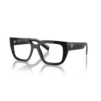 Prada A03v Vista Oversized Square Frame Black Acetate Sunglasses