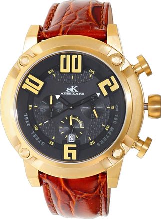 Adee Kaye Mens Blitz Black Dial Watch