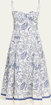 SIMKHAI Analise Bustier Midi Dress