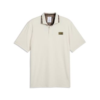 Puma Polo da golf PUMA x REALTREE Solid da uomo, Accessori, Bianco, XXL