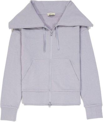 Herno Purple Cotton Womens Cardigan