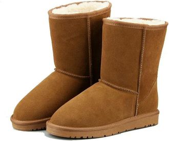 Generic NYSBH Classic Warm Plush Winter Shoes Men Waterproof Snow Boots Work Boots Mens Casual Shoes