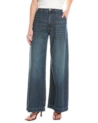 Madewell Lindewood Wash Super Wide Leg Jean