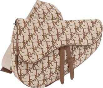 Dior Pre-owned Trotter Schoudertas - Dames - Vintage Schoudertas - Beige - ONE Size - Vintage