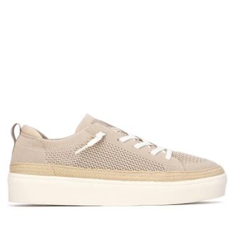 Xti Womens Refresh Textile Shoes In Beige