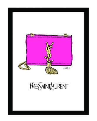 Fairchild Paris Yves Saint Laurent Purse Wall Art