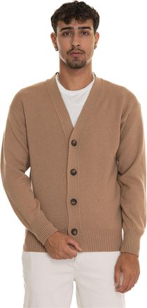 Gran Sasso Cardigan bottoni Cammello Gran Sasso Uomo