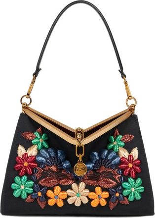 Etro Borsa a spalla Vela media - Nero