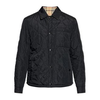 Burberry Brighton Reversible Jacket - Heren - Zomerjassen - Zwart - XL - Katoen - Jassen