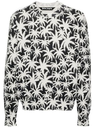 Palm Angels Palms gebreide trui - Zwart