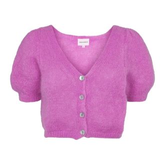Americandreams Americandreams, Truien & Vesten, Dames, Paars, XL, Wol, Harper Cardigan