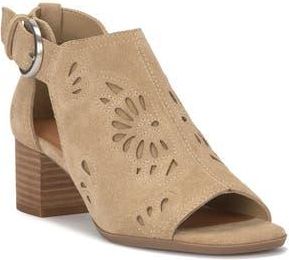 Lucky Brand Cormyn Block Heel Sandal in Distressed Natural at Nordstrom Rack, Size 8.5
