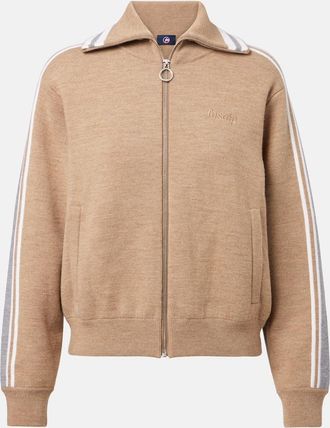 Fusalp Benada striped wool-blend jacket