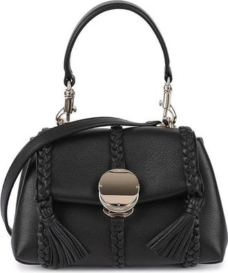 Chlo&eacute; Grained Leather Penelope Mini Soft Shoulder Bag