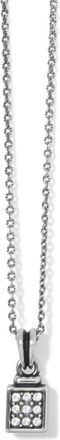 Brighton Womens Meridian Zenith Mini Necklace In Silver