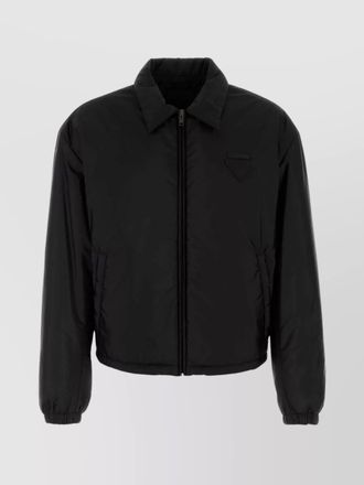 Prada nylon padded jacket elastic cuffs