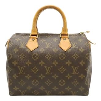 Louis Vuitton Pre-owned Handbags, female, Brown, Size: ONE SIZE Pre-owned Speedy 25 Monogram Handbag