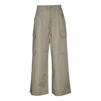 Replay Cargo Broek - Dames - Wijde Broeken - Groen - W27 - Katoen - Broeken