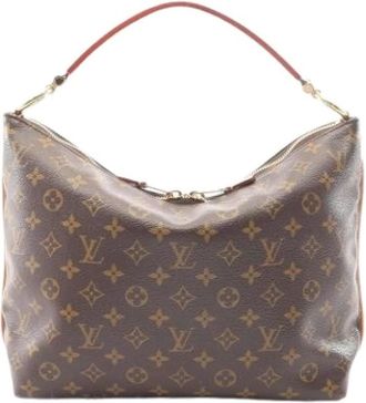Louis Vuitton Vintage, unisex, Bruin, ONE Size, Leer, Pre-owned Vintage Monogram Shoulder Bag