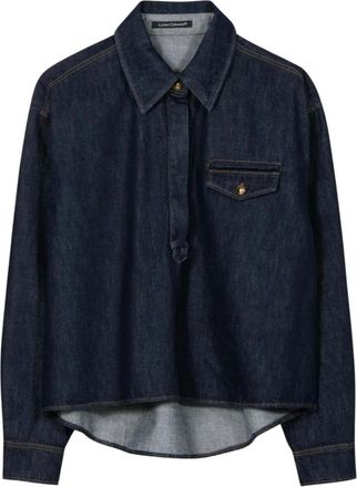 Luisa Cerano Mujer, Blusas y Camisas, Azul, Talla: XL
