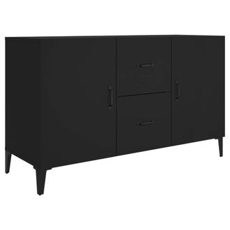 Berkfield Home Sideboard Black 100x36x60 cm Engineered Wood | Size: 100 x 36 x 60 cm
