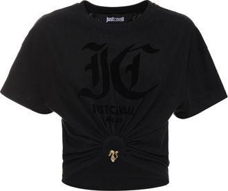 Just Cavalli T-shirt - Dames - T-shirts - Zwart - XL - Katoen - Tops