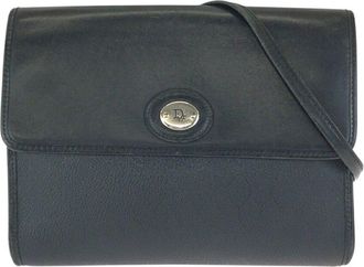 Dior Black Calfskin Shoulder Bag (Authentic Pre-Loved)